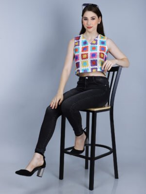 Crochet Multicolor Top