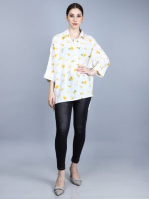 Floral Printed Stylish Shirt