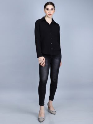 Black Cotton Shirt