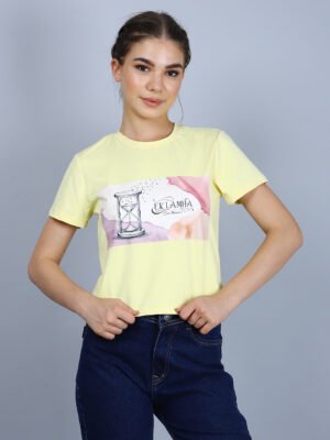 Yellow Short Sleeve T Shirt