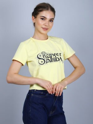Yellow Short Sleeve T Shirt