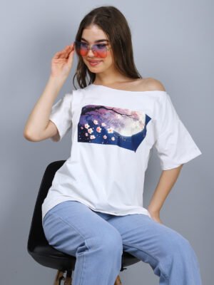 White Oversized T shirt