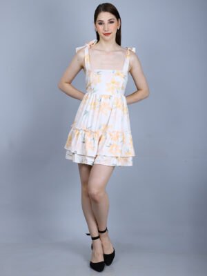 IMG_8573 Floral Print Short Dress