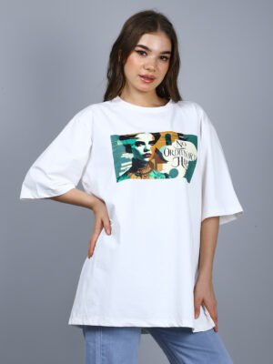 White Oversized T Shirt