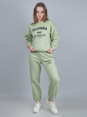 IMG_9497 Set of 2 California Graphic Oversized Round Neck Sweatshirt and Jogger