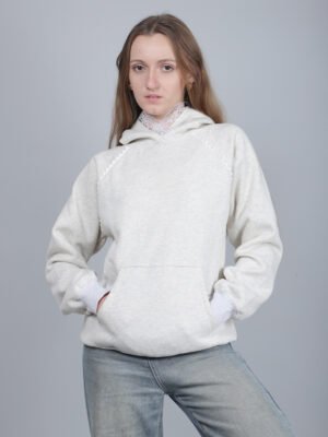 IMG_9885 Graphic Terry Solid Lace Trim Hoodie